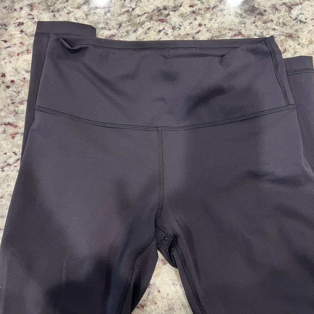 lululemon athletica Wunder Train Black Leggings - size 10